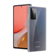 Crong Crong Crystal Slim Cover - Ohišje za Samsung Galaxy A72 (prozorno)