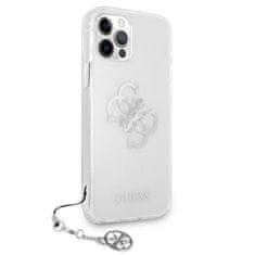 Guess Guess 4G Big Logo Charm - Ohišje za iPhone 12 Pro Max (srebrni okraski)