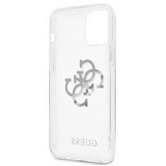 Guess Guess 4G Big Logo Charm - Ohišje za iPhone 12 Pro Max (srebrni okraski)