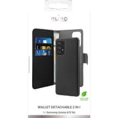 Puro PURO Denarnica snemljiva - etui 2 v 1 Samsung Galaxy A72 5G / A72 4G (črna)