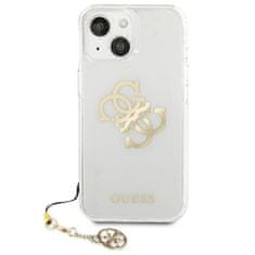 Guess Guess 4G Big Logo Charm Gold - ohišje za iPhone 13 mini (zlati okraski)