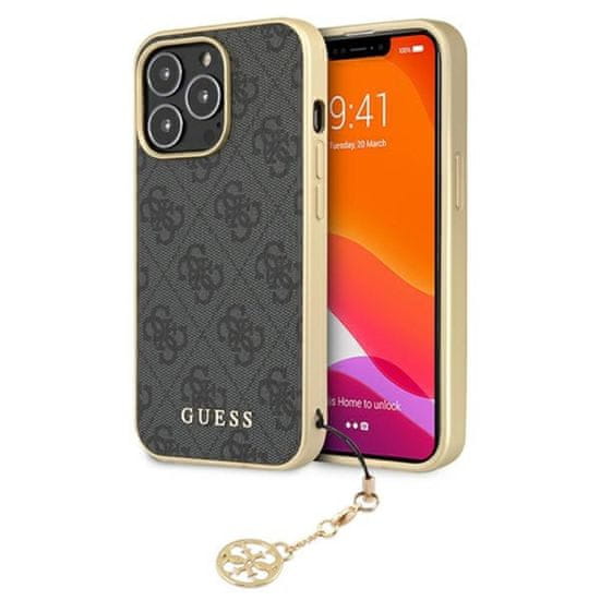 Guess Zbirka očal Guess 4G - Ohišje za iPhone 13 Pro Max (sivo)