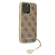 Guess Kolekcija Guess 4G Charms - Ohišje za iPhone 13 Pro (rjavo)