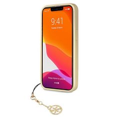 Guess Kolekcija Guess 4G Charms - Ohišje za iPhone 13 Pro (rjavo)