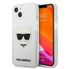 Karl Lagerfeld Karl Lagerfeld Choupette Head - Ohišje za iPhone 13 Mini (prozorno)