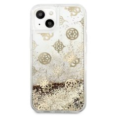 Guess Guess Peony Liquid Glitter - ohišje za iPhone 13 mini (zlato)