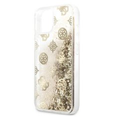 Guess Guess Peony Liquid Glitter - ohišje za iPhone 13 mini (zlato)