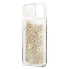 Guess Guess Peony Liquid Glitter - ohišje za iPhone 13 mini (zlato)