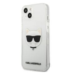 Karl Lagerfeld Karl Lagerfeld Choupette Head - Ohišje za iPhone 13 Mini (prozorno)