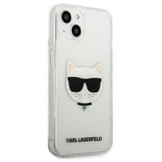 Karl Lagerfeld Karl Lagerfeld Choupette Head - Ohišje za iPhone 13 Mini (prozorno)