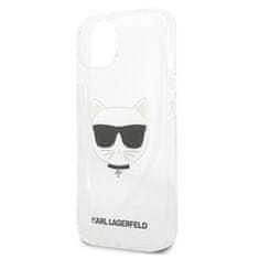 Karl Lagerfeld Karl Lagerfeld Choupette Head - Ohišje za iPhone 13 Mini (prozorno)