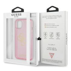 Guess Guess Glitter 4G Big Logo - etui za iPhone 13 mini (roza)