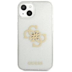 Guess Guess Glitter 4G Big Logo - etui za iPhone 13 mini (prozoren)