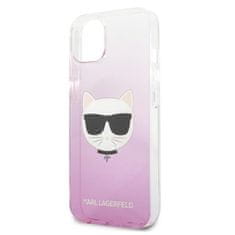 Karl Lagerfeld Karl Lagerfeld Choupette Head - Ohišje za iPhone 13 Mini (roza)