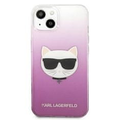 Karl Lagerfeld Karl Lagerfeld Choupette Head - Ohišje za iPhone 13 Mini (roza)