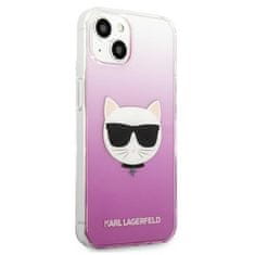 Karl Lagerfeld Karl Lagerfeld Choupette Head - Ohišje za iPhone 13 Mini (roza)