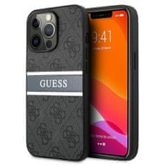 Guess Guess 4G Printed Stripe - Ohišje za iPhone 13 Pro (sivo)