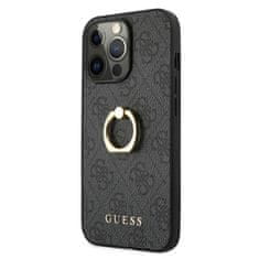 Guess Ohišje z obročkom Guess 4G - Ohišje za iPhone 13 Pro (sivo)