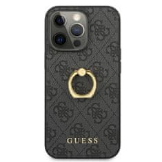 Guess Ohišje z obročkom Guess 4G - Ohišje za iPhone 13 Pro (sivo)