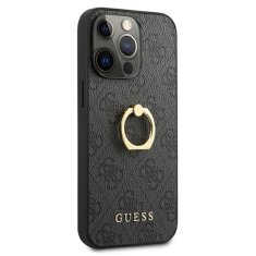 Guess Ohišje z obročkom Guess 4G - Ohišje za iPhone 13 Pro (sivo)