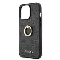 Guess Ohišje z obročkom Guess 4G - Ohišje za iPhone 13 Pro (sivo)