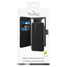 Puro PURO Denarnica, snemljiva - etui 2 v 1 Samsung Galaxy A13 5G (črna)