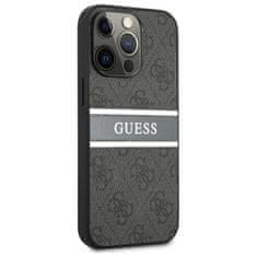 Guess Guess 4G Printed Stripe - Ohišje za iPhone 13 Pro (sivo)