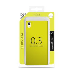 Puro PURO Ultra Slim "0.3" Cover MFX - Komplet ohišja + folija za zaslon za Sony Xperia Z5 (limetno zelena)