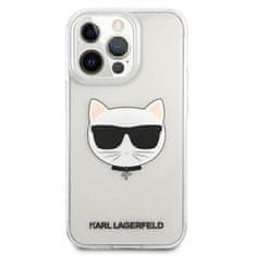 Karl Lagerfeld Karl Lagerfeld Choupette Head - Ohišje za iPhone 13 Pro Max (prozorno)