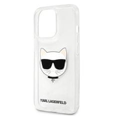 Karl Lagerfeld Karl Lagerfeld Choupette Head - Ohišje za iPhone 13 Pro Max (prozorno)