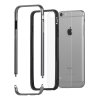 Moshi Moshi iGlaze Luxe - Ohišje z aluminijastim okvirjem iPhone 6s Plus / iPhone 6 Plus (Titanium Grey)