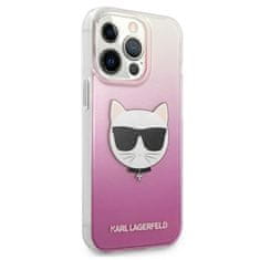 Karl Lagerfeld Karl Lagerfeld Choupette Head - Ohišje za iPhone 13 Pro (roza)