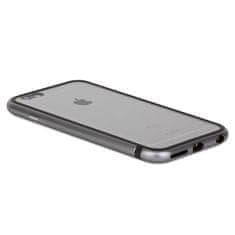 Moshi Moshi iGlaze Luxe - Ohišje z aluminijastim okvirjem iPhone 6s Plus / iPhone 6 Plus (Titanium Grey)