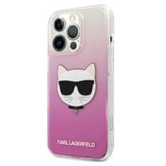 Karl Lagerfeld Karl Lagerfeld Choupette Head - Ohišje za iPhone 13 Pro (roza)