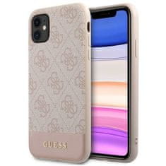 Guess Guess 4G Bottom Stripe Collection - etui za iPhone 11 (roza)