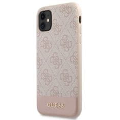 Guess Guess 4G Bottom Stripe Collection - etui za iPhone 11 (roza)