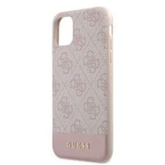 Guess Guess 4G Bottom Stripe Collection - etui za iPhone 11 (roza)