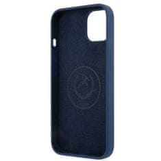 US Polo Silikonski logotip US Polo Assn - ohišje za iPhone 13 (mornarsko modra)