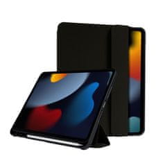 NEW Crong FlexFolio - Ohišje za iPad 10,2" (2021-2019) z Apple Pencil (črno)