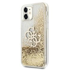 Guess Guess Liquid Glitter 4G Big Logo - ohišje za iPhone 11 (zlato)