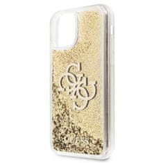 Guess Guess Liquid Glitter 4G Big Logo - ohišje za iPhone 11 (zlato)