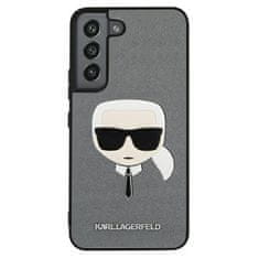 Karl Lagerfeld Karl Lagerfeld Saffiano Ikonik Karl`s Head - Ohišje za Samsung Galaxy S22+ (srebrno)