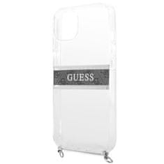 Guess Guess 4G Silver Stripe Crossbody - Ohišje za iPhone 13 mini