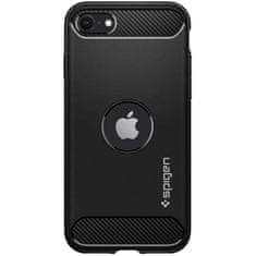 Spigen Spigen Rugged Armor - Ohišje za iPhone SE 2022 / SE 2020 / 8 / 7 (črno)