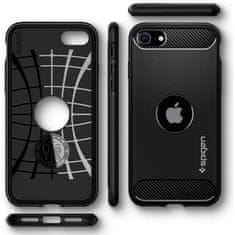 Spigen Spigen Rugged Armor - Ohišje za iPhone SE 2022 / SE 2020 / 8 / 7 (črno)