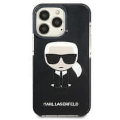 Karl Lagerfeld Karl Lagerfeld Fullbody Ikonik - Ohišje za iPhone 13 Pro, črno)