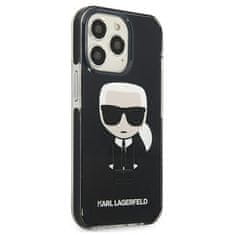 Karl Lagerfeld Karl Lagerfeld Fullbody Ikonik - Ohišje za iPhone 13 Pro, črno)