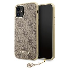 Guess Kolekcija Guess 4G Charms - etui za iPhone 11 (rjav)