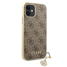 Guess Kolekcija Guess 4G Charms - etui za iPhone 11 (rjav)