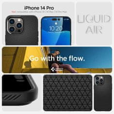 Spigen Spigen Liquid Air - Ohišje za iPhone 14 Pro (črno)